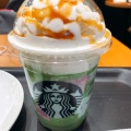 抹茶クリームフラペチーノ - 実際訪問したユーザーが直接撮影して投稿した渋谷カフェスターバックスコーヒー 渋谷クロスタワー店の写真のメニュー情報