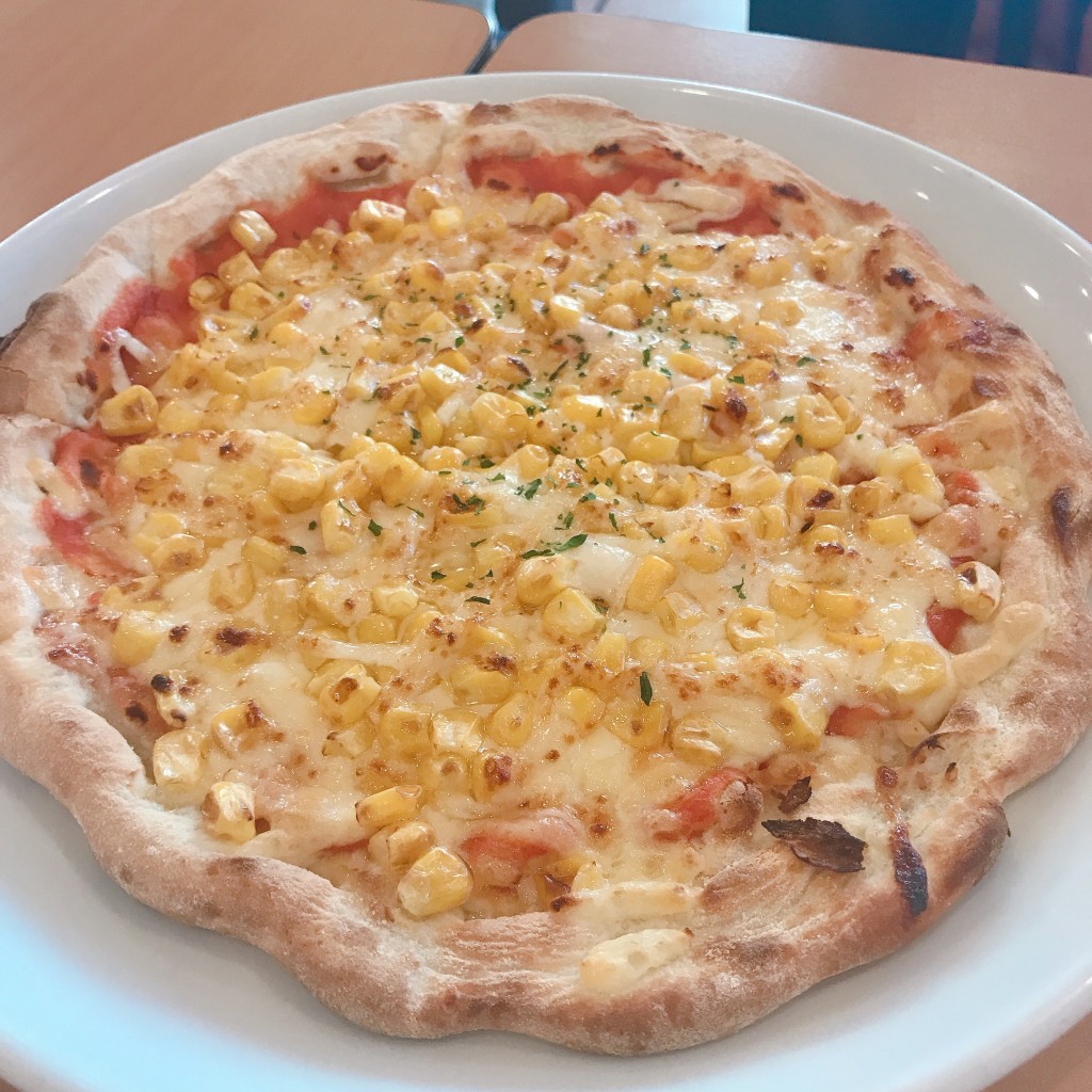 ユーザーが投稿したマヨコーンピザの写真 - 実際訪問したユーザーが直接撮影して投稿した師岡町ファミリーレストランガスト 師岡店の写真