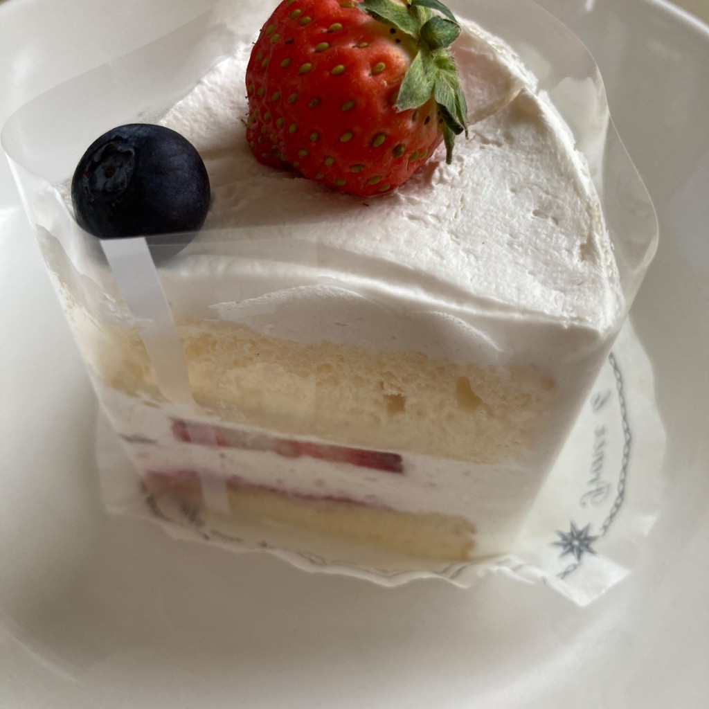 ユーザーが投稿した豆乳ショートケーキの写真 - 実際訪問したユーザーが直接撮影して投稿した北高森ケーキパティスリー シュプレムの写真