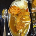 実際訪問したユーザーが直接撮影して投稿した江越カレーカツカレーの虎の写真