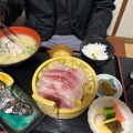 鯉マス付(さしみ) - 実際訪問したユーザーが直接撮影して投稿した串良町有里魚介 / 海鮮料理かわぜんの写真のメニュー情報
