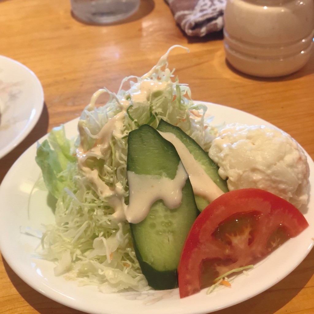 ユーザーが投稿したミニサラダの写真 - 実際訪問したユーザーが直接撮影して投稿した小野崎喫茶店コメダ珈琲 つくば店の写真