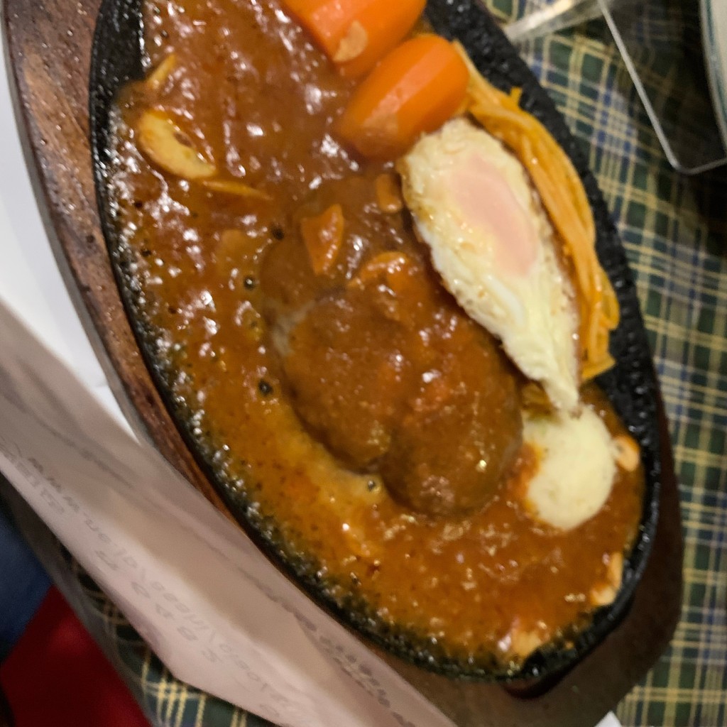 ユーザーが投稿したハンバーグ定食の写真 - 実際訪問したユーザーが直接撮影して投稿した東難波町洋食グリル一平の写真