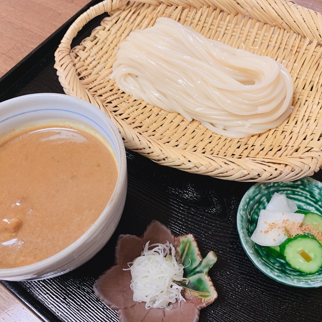 ユーザーが投稿したカレーつけ麺の写真 - 実際訪問したユーザーが直接撮影して投稿した板鼻うどんうどん処みわやの写真