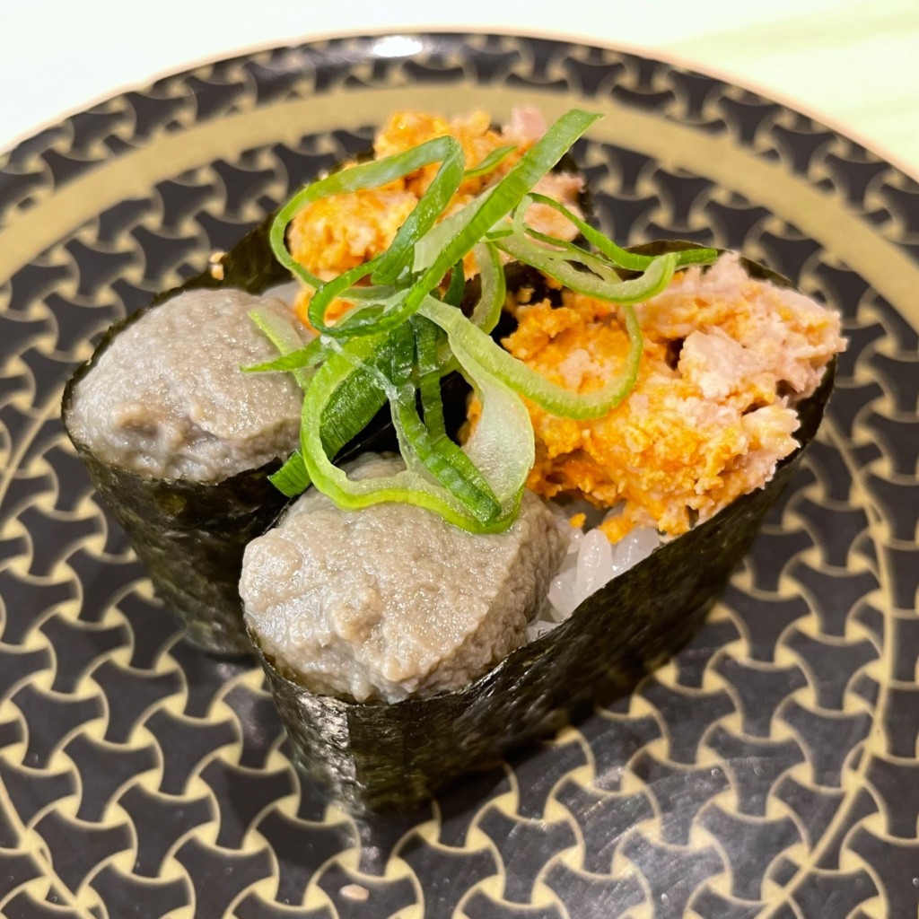 ユーザーが投稿した寿司皿150円の写真 - 実際訪問したユーザーが直接撮影して投稿した北町回転寿司はま寿司 蕨店の写真