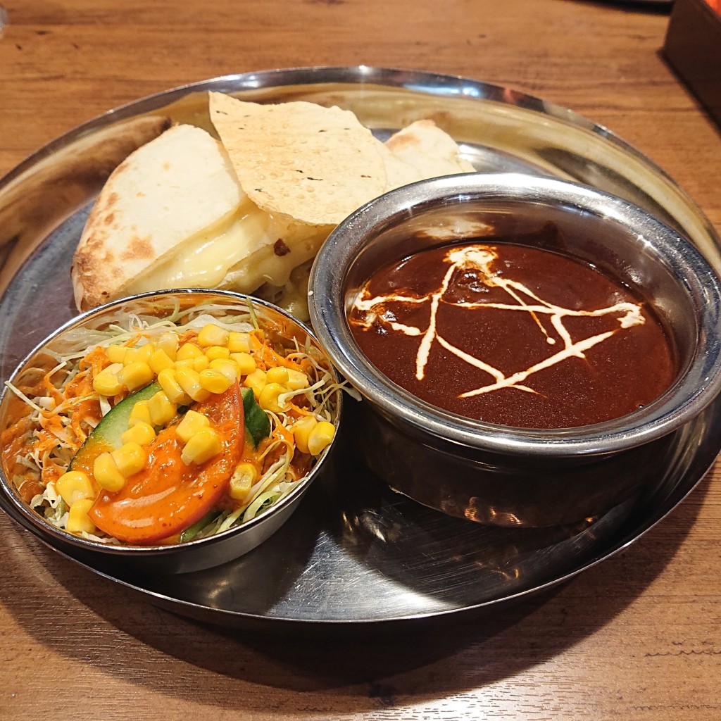 ユーザーが投稿したブラックカレーSTの写真 - 実際訪問したユーザーが直接撮影して投稿した寒田インド料理本場インド料理 ルパ 大分店の写真