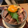 牛ステーキ丼 - 実際訪問したユーザーが直接撮影して投稿した昭和町居酒屋せん 金沢駅前の写真のメニュー情報