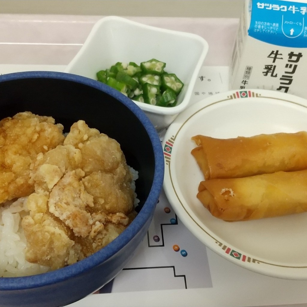 ユーザーが投稿したチキン竜田丼の写真 - 実際訪問したユーザーが直接撮影して投稿した北十一条西学食 / 職員食堂北大生協の食堂 中央食堂の写真