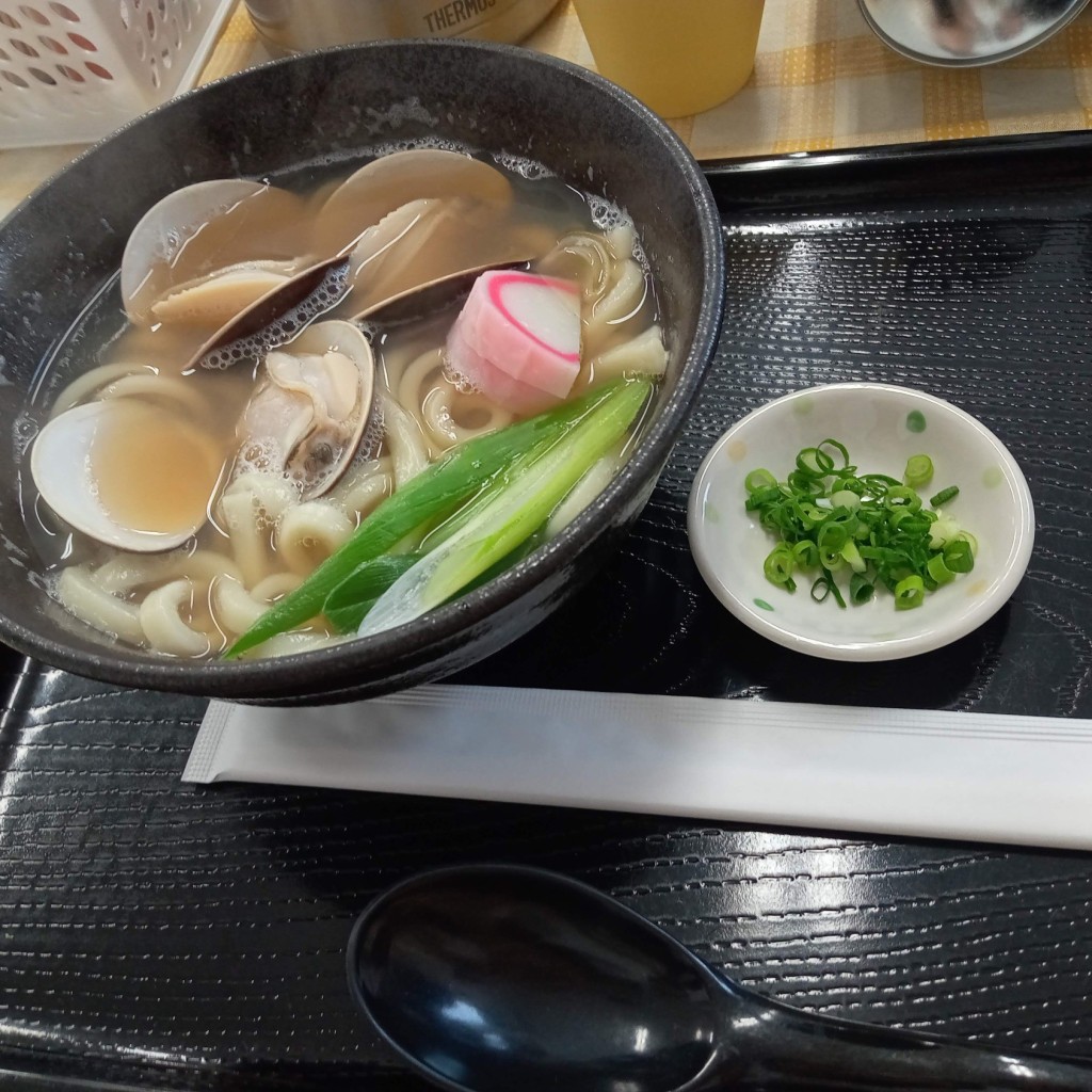 ユーザーが投稿した蛤うどんの写真 - 実際訪問したユーザーが直接撮影して投稿した赤須賀郷土料理はまぐりプラザの写真
