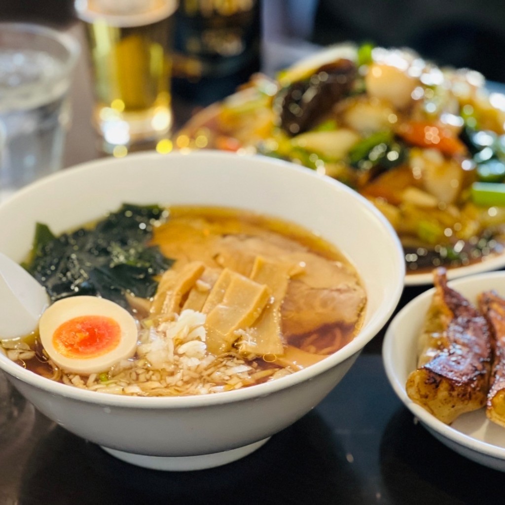 ユーザーが投稿したしょうゆラーメンの写真 - 実際訪問したユーザーが直接撮影して投稿した上目黒中華料理幸楽の写真