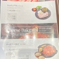 実際訪問したユーザーが直接撮影して投稿した島屋韓国料理nolboo chefs choice UCW大阪店のメニュー表写真