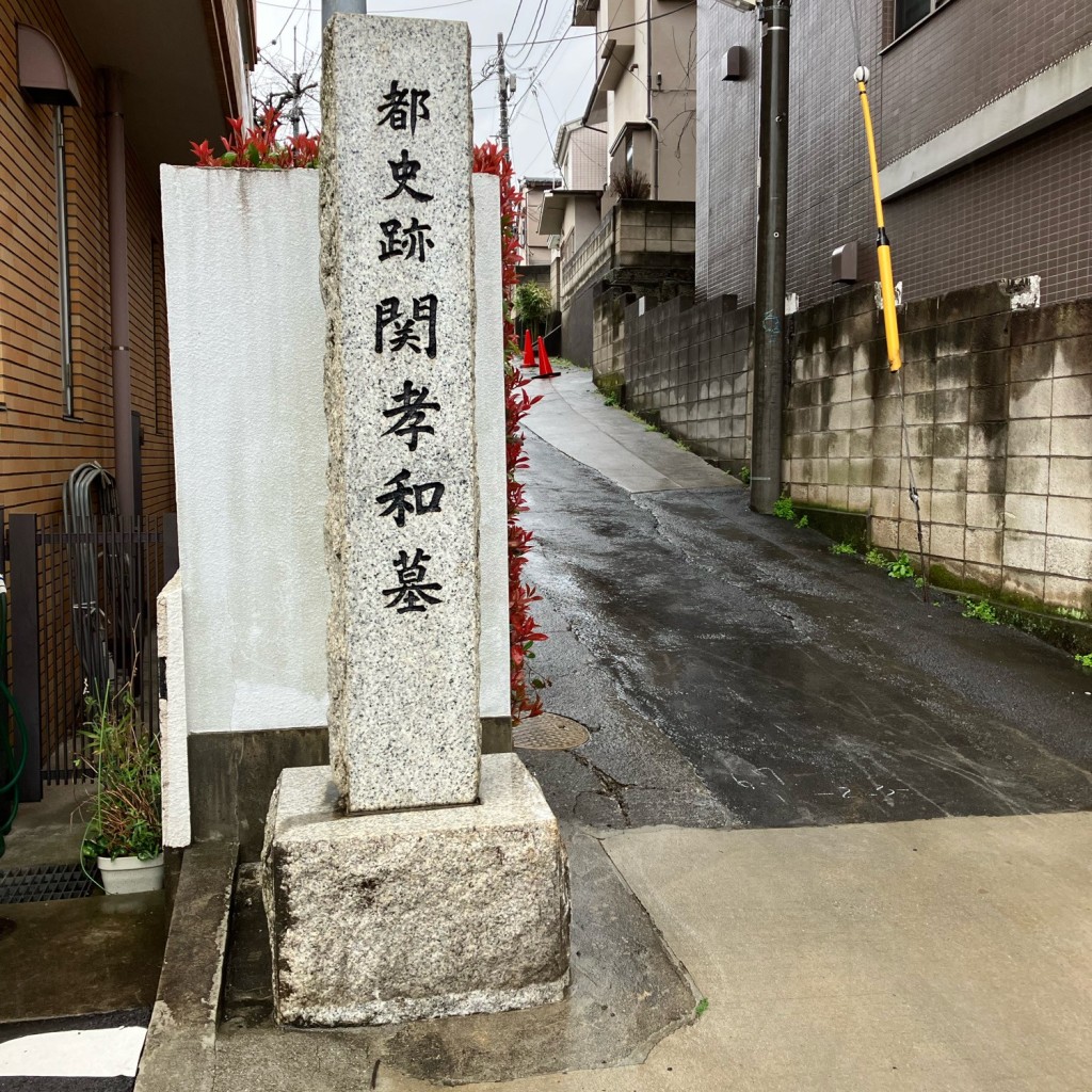 実際訪問したユーザーが直接撮影して投稿した弁天町歴史 / 遺跡関孝和の墓の写真