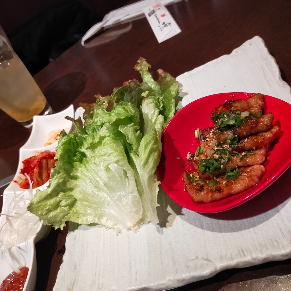 ユーザーが投稿したサムキョプサルの写真 - 実際訪問したユーザーが直接撮影して投稿した笹沖韓国料理凛 倉敷本店の写真
