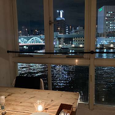 みきころんさんが投稿した蔵前ビストロのお店Riverside Cafe Cielo y Rio/リバーサイド カフェ シエロ イ リオの写真