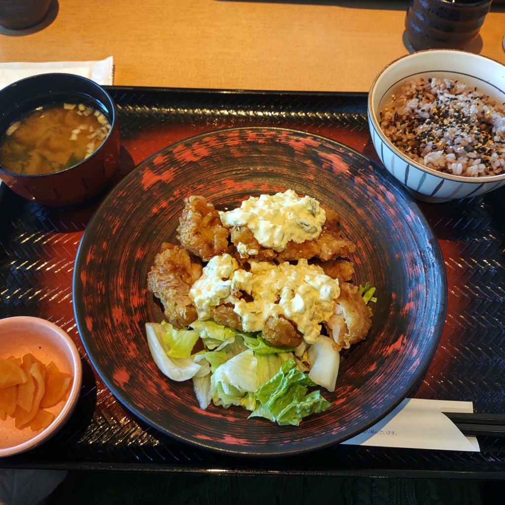 ユーザーが投稿した定食大戸屋風チキン南蛮の写真 - 実際訪問したユーザーが直接撮影して投稿した石川定食屋大戸屋ごはん処 イトーヨーカドー湘南台店の写真