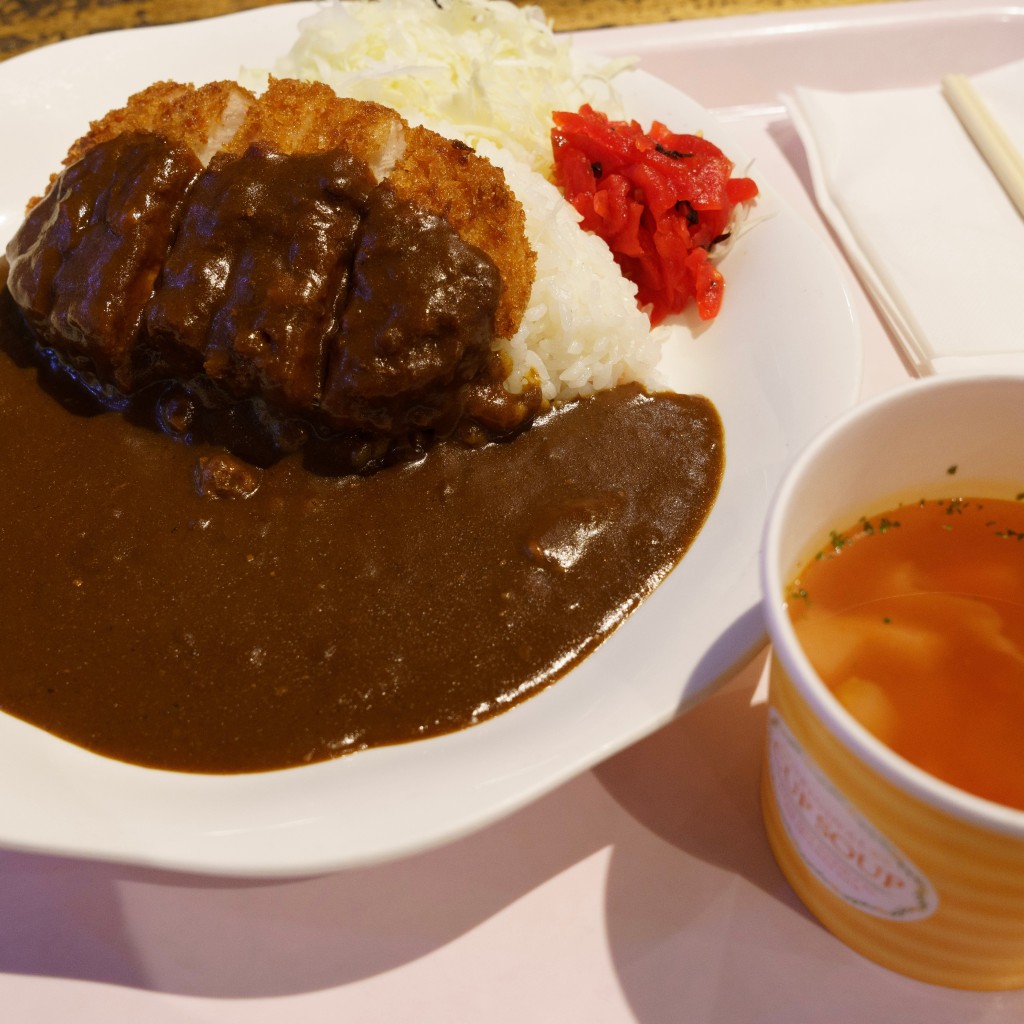 ユーザーが投稿したカツカレーの写真 - 実際訪問したユーザーが直接撮影して投稿した永吉ドイツ料理レストラン・カフェテリア 東京ドイツ村の写真