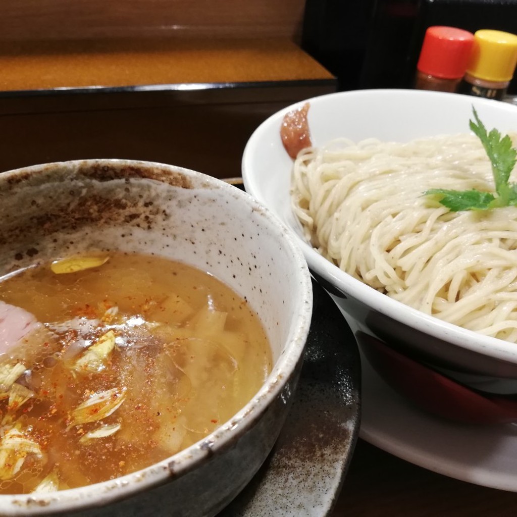 ユーザーが投稿した鯛塩つけ麺の写真 - 実際訪問したユーザーが直接撮影して投稿した舟町ラーメン / つけ麺鯛塩そば 灯花 本店の写真