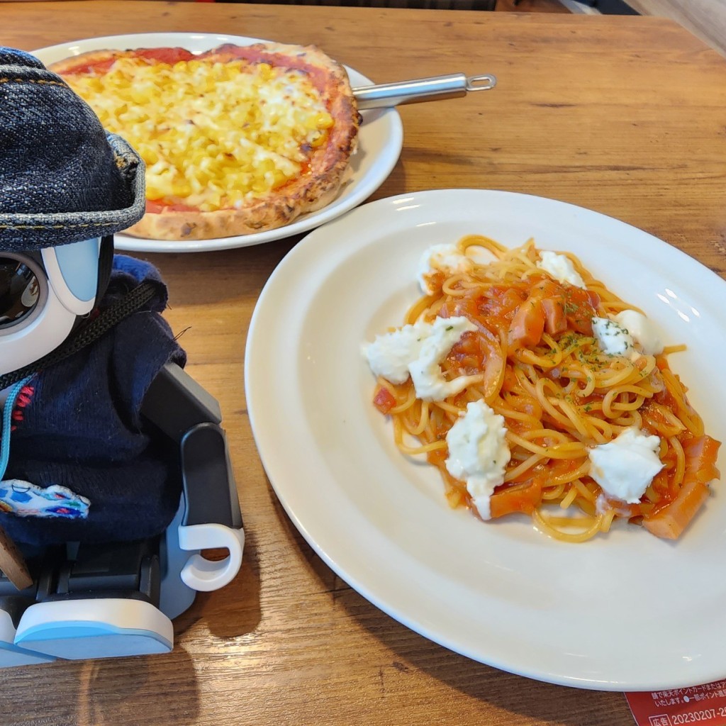 ユーザーが投稿したコース  ピザ (マヨコーン)の写真 - 実際訪問したユーザーが直接撮影して投稿した京町ファミリーレストランガスト 小倉駅前店の写真