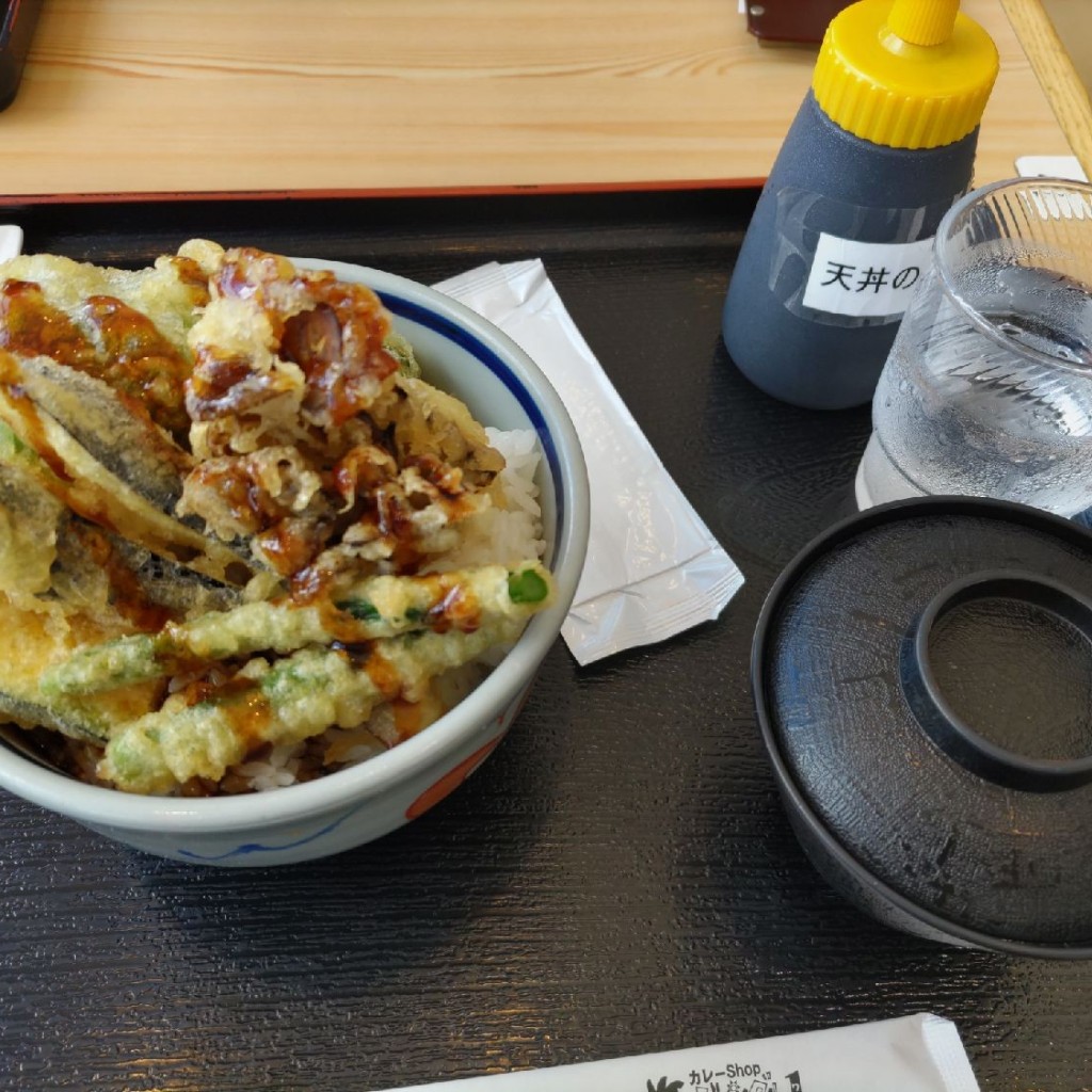 ユーザーが投稿した野菜天丼の写真 - 実際訪問したユーザーが直接撮影して投稿した西五条南ファミリーレストランレストランひまわり プラザ店の写真