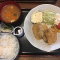 麺/ご飯 牡蠣フライ定食 - 実際訪問したユーザーが直接撮影して投稿した北砂定食屋銀座ホールの写真のメニュー情報