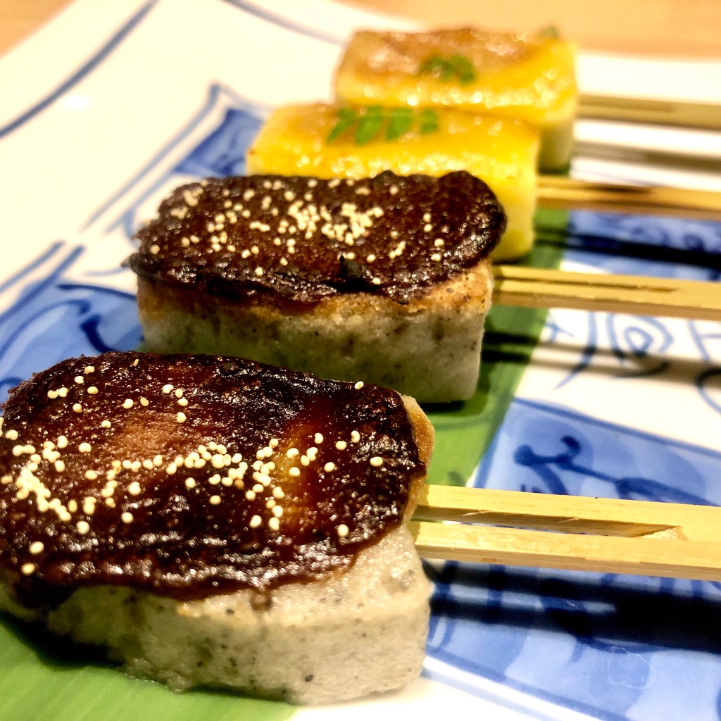 ユーザーが投稿した生麩の田楽味噌焼きの写真 - 実際訪問したユーザーが直接撮影して投稿した西新宿鶏料理おもてなし とりよし 西新宿店の写真