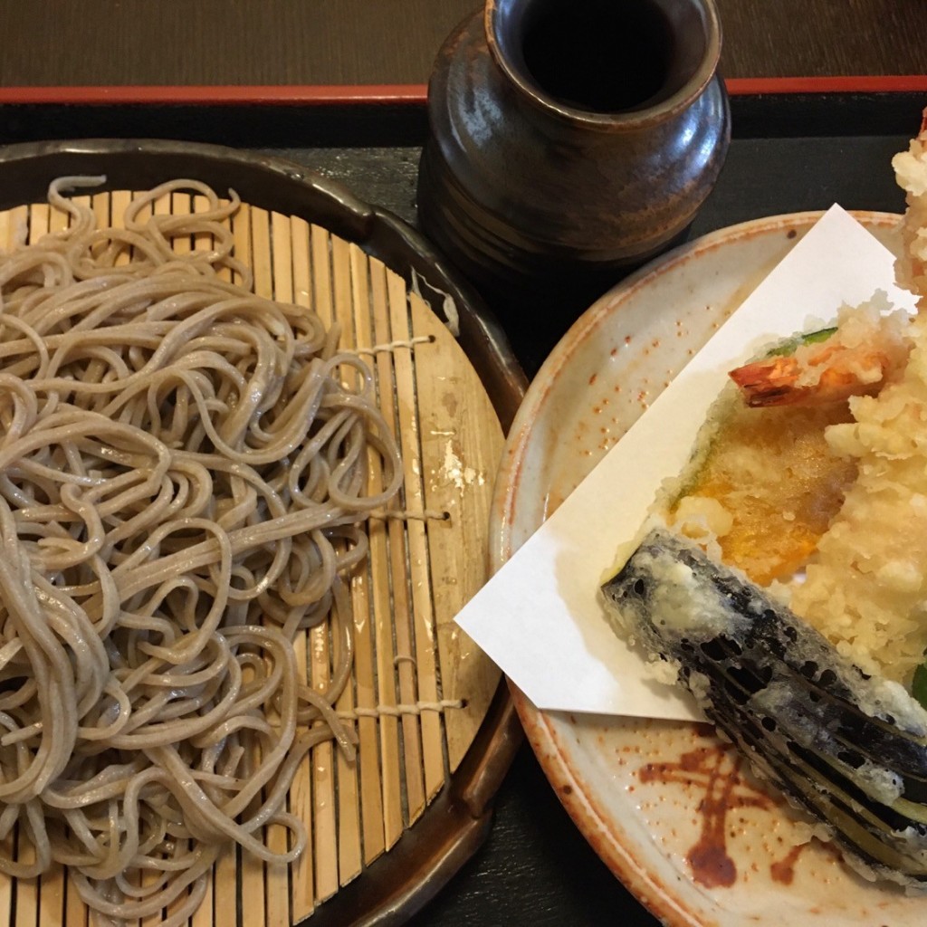 ユーザーが投稿した天ぷら蕎麦の写真 - 実際訪問したユーザーが直接撮影して投稿した津田駅前そばそば重の写真