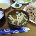 日替り生姜焼き - 実際訪問したユーザーが直接撮影して投稿した西明寺定食屋陣屋の写真のメニュー情報