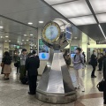 実際訪問したユーザーが直接撮影して投稿した名駅オブジェ銀の時計の写真