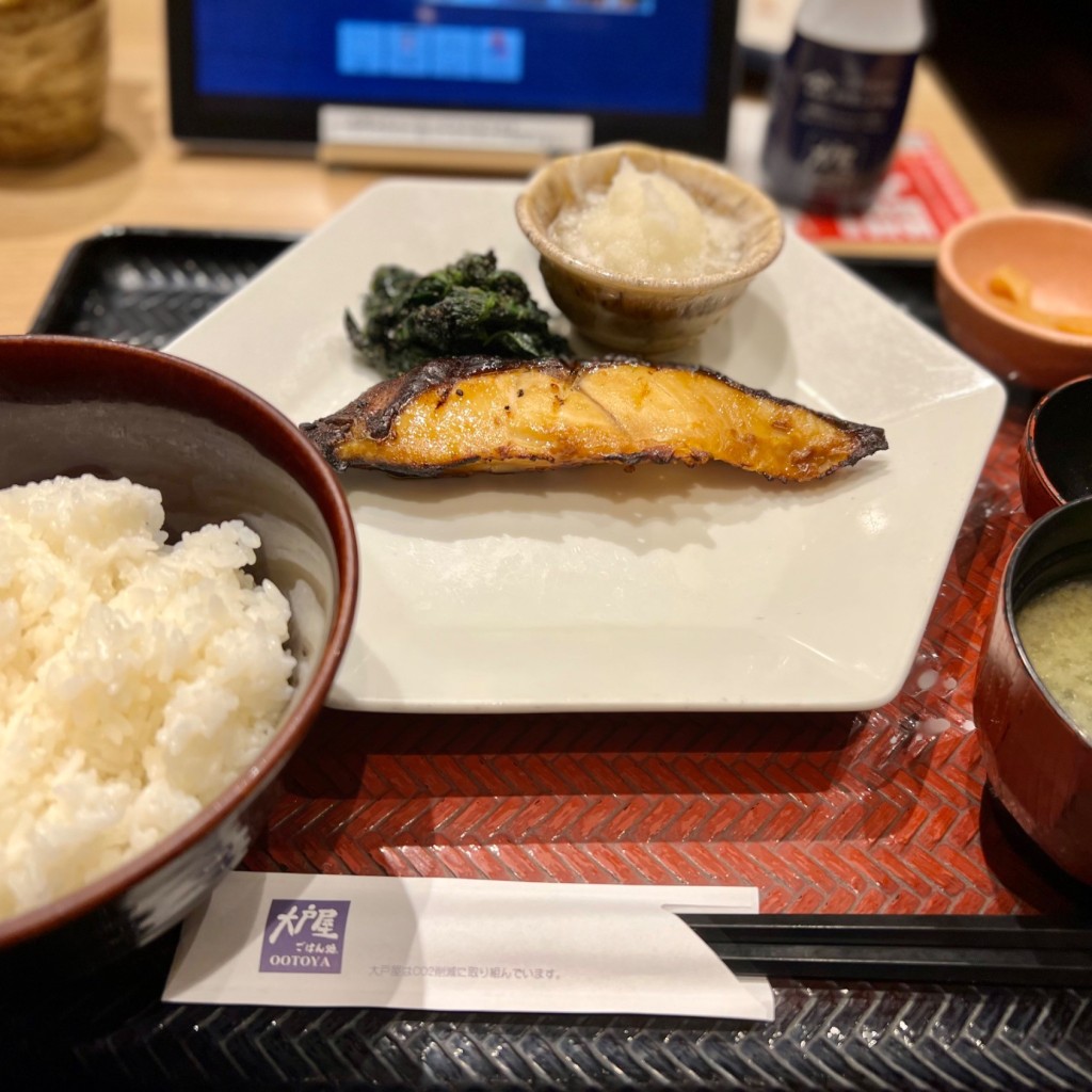 ユーザーが投稿した[定食]沖目鯛の油麹漬け焼きの写真 - 実際訪問したユーザーが直接撮影して投稿した芝定食屋大戸屋 田町店の写真