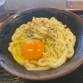 釜バターうどん - 実際訪問したユーザーが直接撮影して投稿した多賀町うどん手打十段うどんバカ一代の写真のメニュー情報