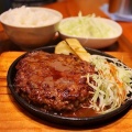 ハンバーグ定食 - 実際訪問したユーザーが直接撮影して投稿した土佐堀肉料理桜原精肉店の写真のメニュー情報