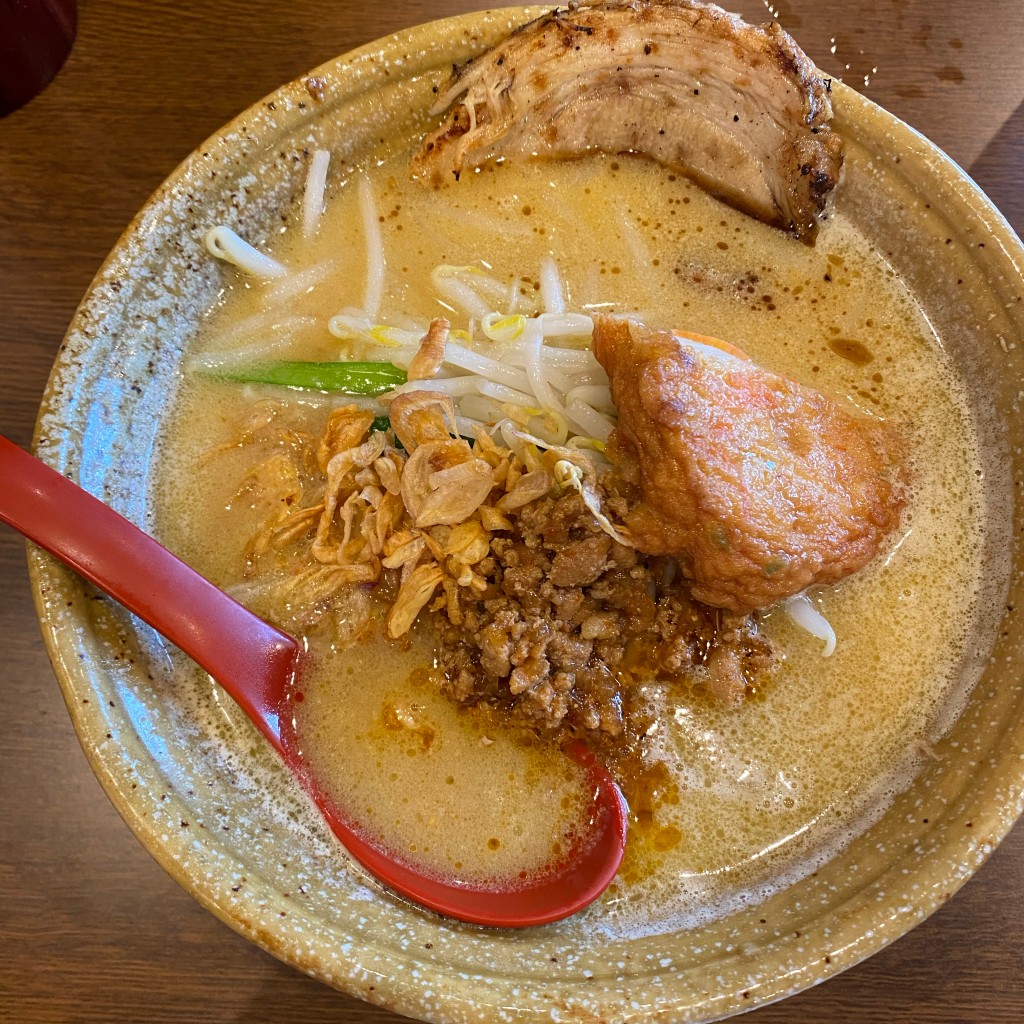 ユーザーが投稿した九州味噌ラーメンの写真 - 実際訪問したユーザーが直接撮影して投稿した南平台ラーメン専門店田所商店 宮前店の写真