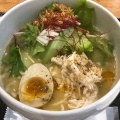 実際訪問したユーザーが直接撮影して投稿した亀有ラーメン / つけ麺鶏白湯ラーメン 自由が丘蔭山 アリオ亀有店の写真