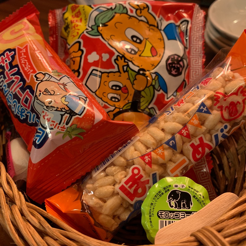 ユーザーが投稿した駄菓子食べ放題の写真 - 実際訪問したユーザーが直接撮影して投稿した恵比寿西居酒屋えびす駄菓子バーの写真