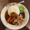 オリジナルカレー 唐揚げ&ウィンナー - 実際訪問したユーザーが直接撮影して投稿した浜松町居酒屋紅とん 浜松町金杉橋店の写真のメニュー情報