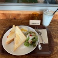 ハムチーズサンド - 実際訪問したユーザーが直接撮影して投稿した北城カフェPENGUIN CAFEの写真のメニュー情報