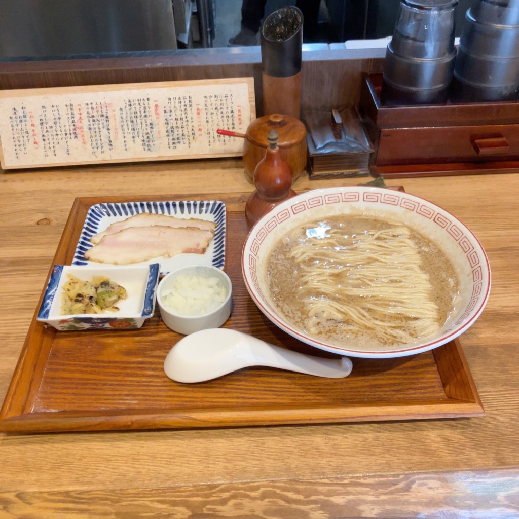 実際訪問したユーザーが直接撮影して投稿した柳橋ラーメン専門店炭火焼濃厚中華そば 威風堂道の写真