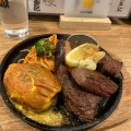 実際訪問したユーザーが直接撮影して投稿した南六条西ステーキSTEAK&HAMBURG ひげ 南6条店の写真