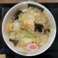 塩タンメン - 実際訪問したユーザーが直接撮影して投稿した中丸ラーメン / つけ麺湯菜坊 北本店の写真のメニュー情報