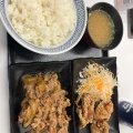 牛皿から揚げ定食 - 実際訪問したユーザーが直接撮影して投稿した南牛丼吉野家 牛久南店の写真のメニュー情報