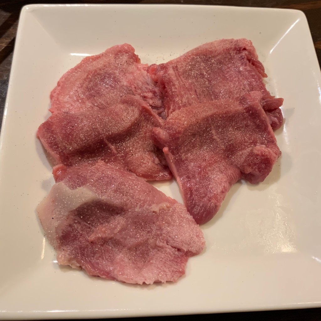 ユーザーが投稿した豚タンの写真 - 実際訪問したユーザーが直接撮影して投稿した豊平四条焼肉焼肉たんか 豊平店の写真