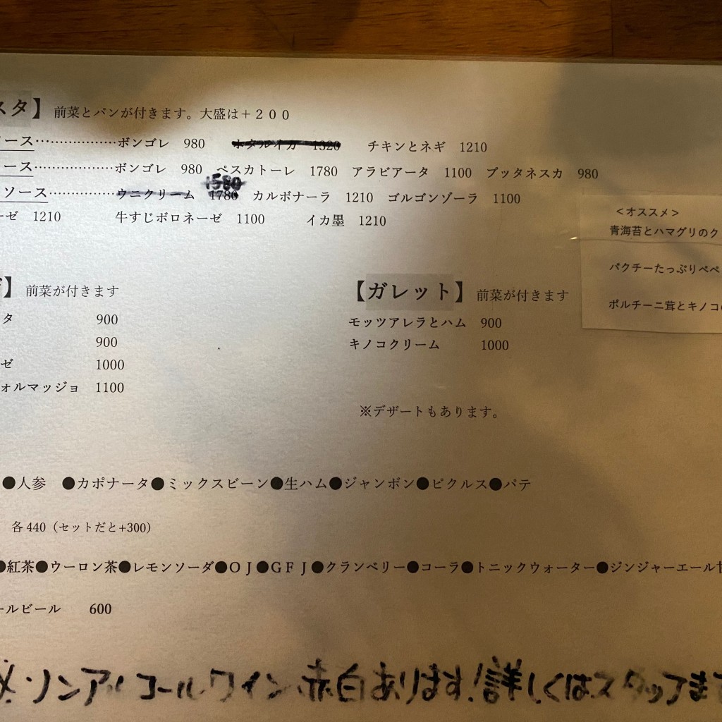 ユーザーが投稿したガレットのランチ(ハムとモッツァレラ)の写真 - 実際訪問したユーザーが直接撮影して投稿した栄立ち飲み / 角打ちStanDining やまびこの写真