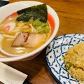 ハーフセット - 実際訪問したユーザーが直接撮影して投稿した鳳南町ラーメン / つけ麺河内らーめん喜神鳳 アリオ店の写真のメニュー情報