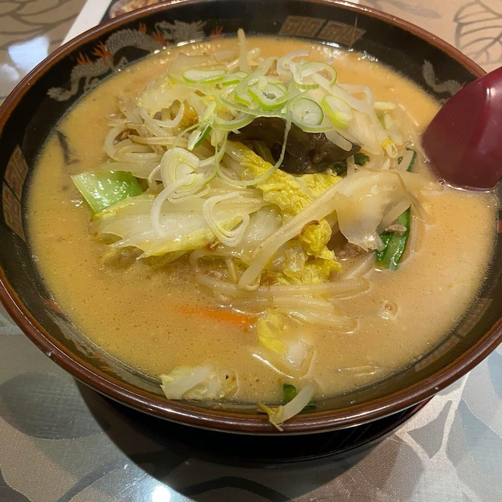 ユーザーが投稿した濃厚味噌タンメンの写真 - 実際訪問したユーザーが直接撮影して投稿した上町中華料理味楽の写真