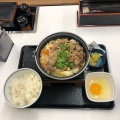 牛すき鍋膳 並 - 実際訪問したユーザーが直接撮影して投稿した腰越牛丼吉野家 134号線江ノ島店の写真のメニュー情報