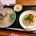 実際訪問したユーザーが直接撮影して投稿した朝倉ラーメン / つけ麺ラーメンのほうれんそうの写真