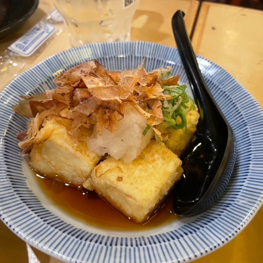 ユーザーが投稿した揚出豆腐の写真 - 実際訪問したユーザーが直接撮影して投稿した花園町居酒屋満マル 松山花園町店の写真