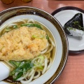 天ぷらうどん - 実際訪問したユーザーが直接撮影して投稿した皆実町うどんちから 皆実4丁目店の写真のメニュー情報