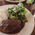 ハンバーグ - 実際訪問したユーザーが直接撮影して投稿した宇田川町カフェCafe Bohemiaの写真のメニュー情報