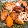 [定食]鶏と野菜の黒酢あん - 実際訪問したユーザーが直接撮影して投稿した桑江定食屋大戸屋 北谷店の写真のメニュー情報